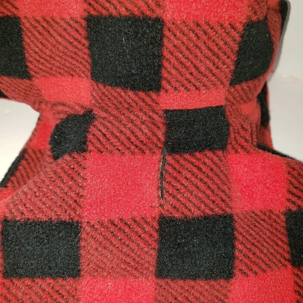 GOOD 2 GO Red Plaid Dog Coat Size Medium / Large